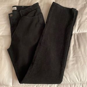 EUC Ladies LOFT forest green corduroys